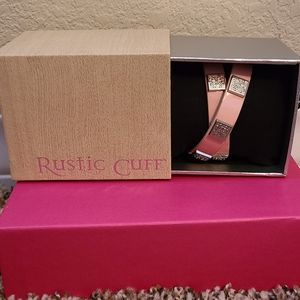 Rustic Cuff double wrap bracelet